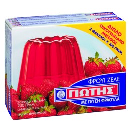 Giotis Götterspeise Erdbeer 2x100gr 