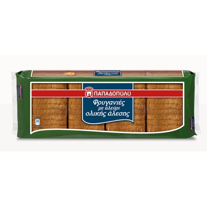 Papadopoulos Zwieback Vollkorn 320gr