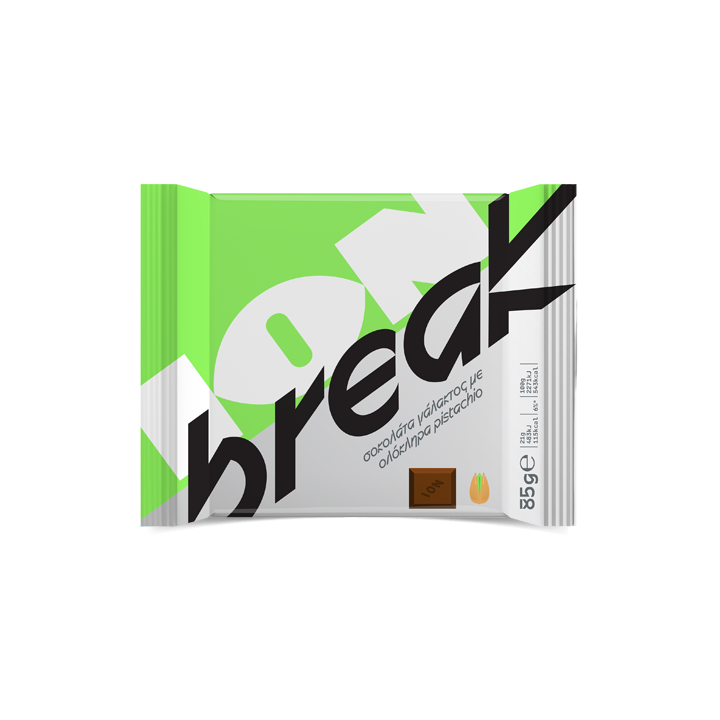 ION Break Milchschokolade mit Pistazien 85gr