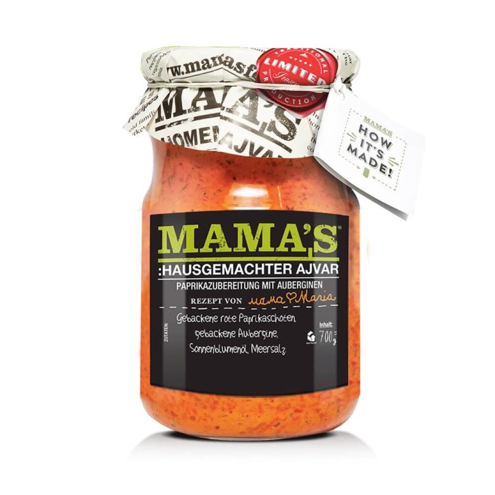 Mamas Ajvar 700gr mild