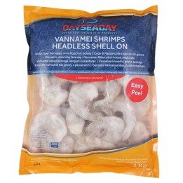 DaySeaDay, Crevetten 8/12 White Tiger o. Kopf 1Kg