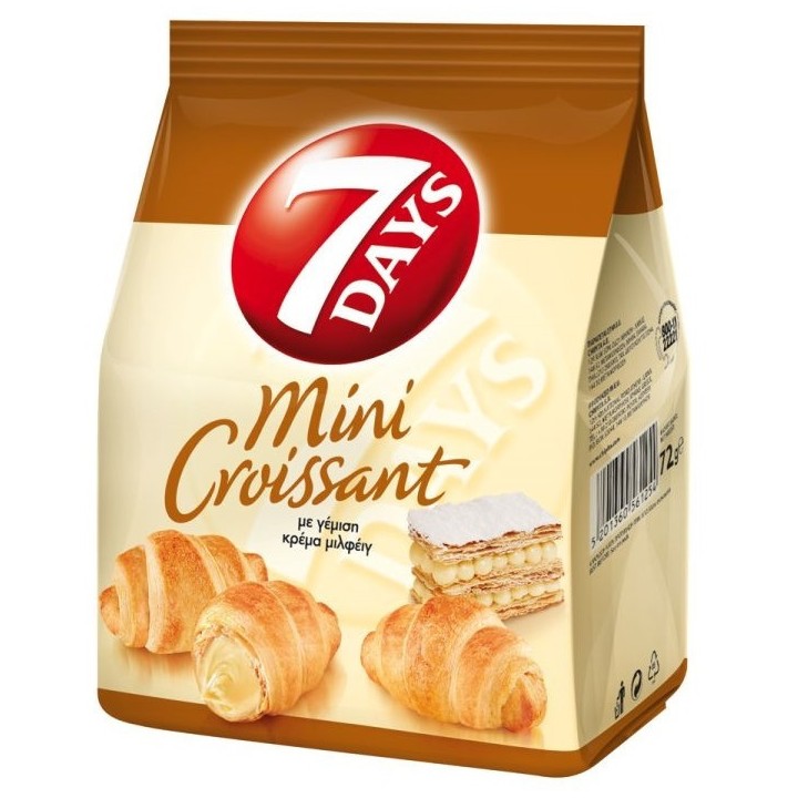 7 Days - Croissant mini Millefeuille 103gr
