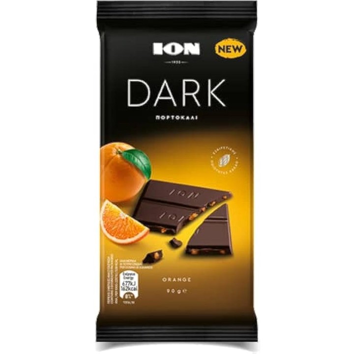 ION Dark - Zartbitter mit Orange 90g