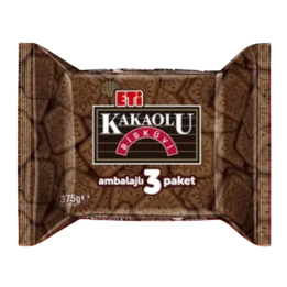 Eti Kakaolu Bisküvi 3x125g