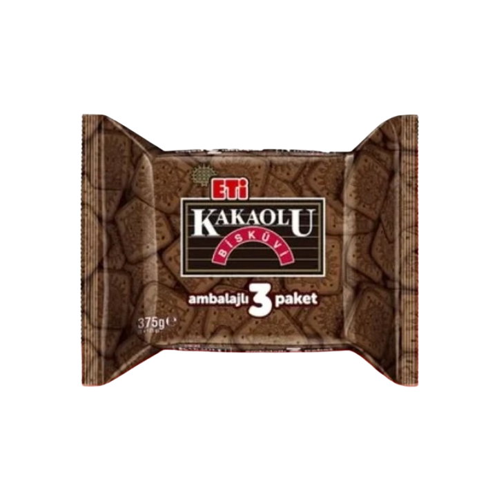 Eti Kakaolu Bisküvi 3x125g