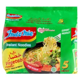 Indomie Gemüse Vegetable Instantnudelsuppe 5x75g