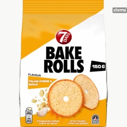 7 Days Bake Rolls Käse und Knoblauch 150g 