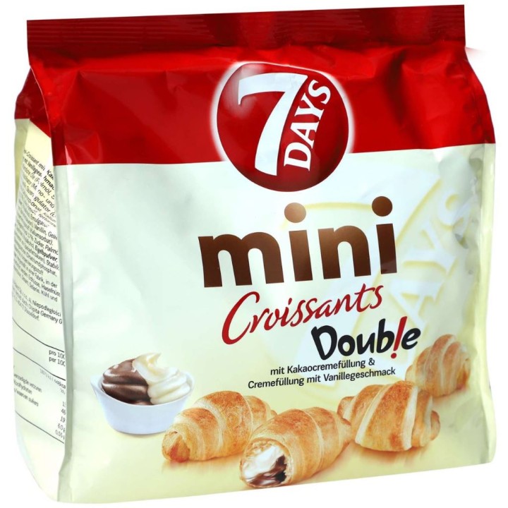 7 Days - Mini Croissants - Double Kakao/Vanille 70gr
