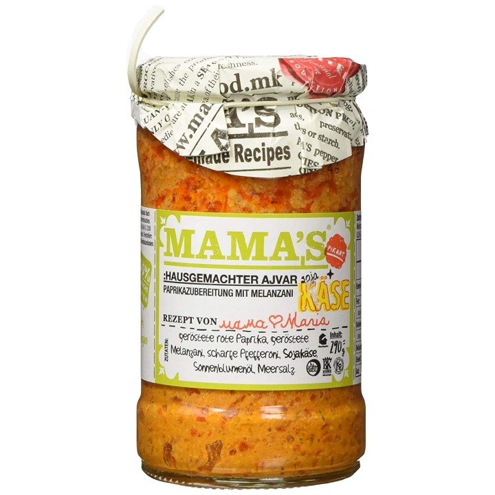 Mamas Ajvar mit Käse 290gr 