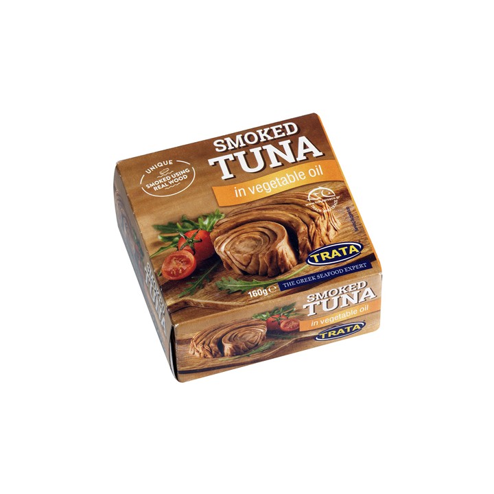 Trata - geräucherter Thunfisch in Pflanzenöl 2x160g