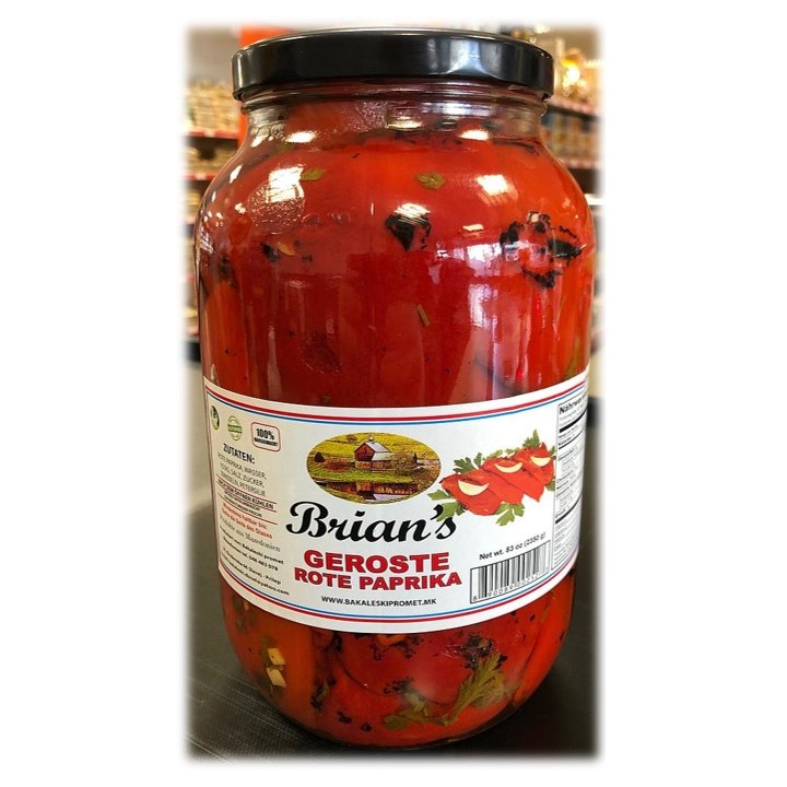 Brian's - geröstete rote Paprika 580gr