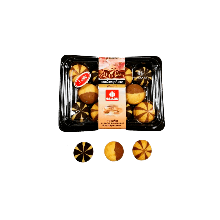 Fedon, filled Butter Cookies mixed (Velvet) 350gr 