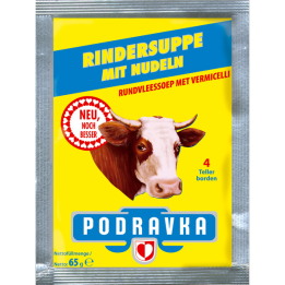 Podravka Rindersuppe mit Nudeln 4x62gr 