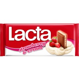 LACTA Strawberry + Cream 100g