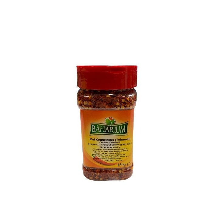 Baharium Tüm Tohumlu Aci Pul Biber - scharfe Chiliflocken 150gr (12)
