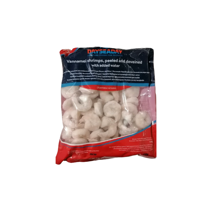 DaySeaDay, Crevetten white Tiger 26/30 geschällt 1Kg