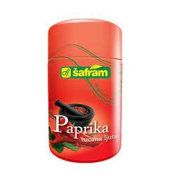 Safram Paprika gebrochen scharf 100gr Pet 