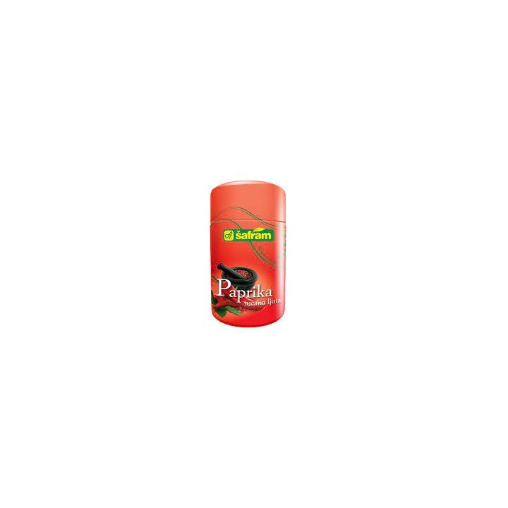 Safram Paprika gebrochen scharf 100gr Pet 