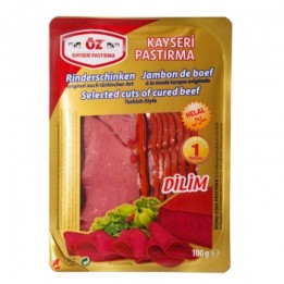 ÖZ Kayseri Pastirma Dilim 100gr