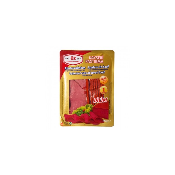 ÖZ Kayseri Pastirma Dilim 100gr