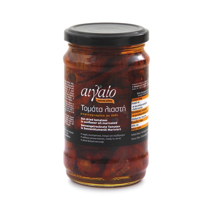 Aigaio Tomaten getrocknet in Öl - Tomata Liasti 280gr 