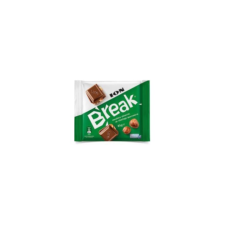 ION Break Milchschokolade mit Haselnuss 85gr 
