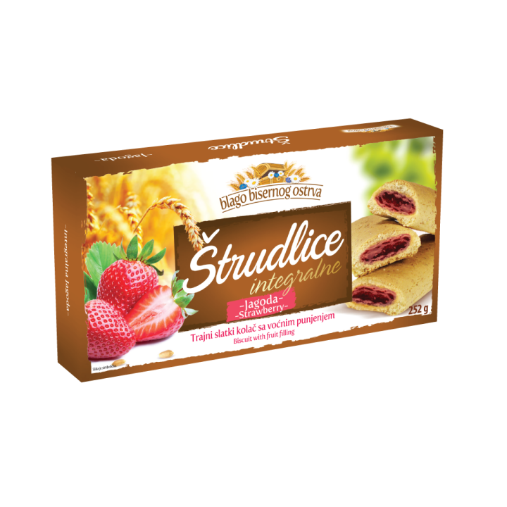 Strudlice blago bisernog ostrva Erdbeer posno 252gr (12)