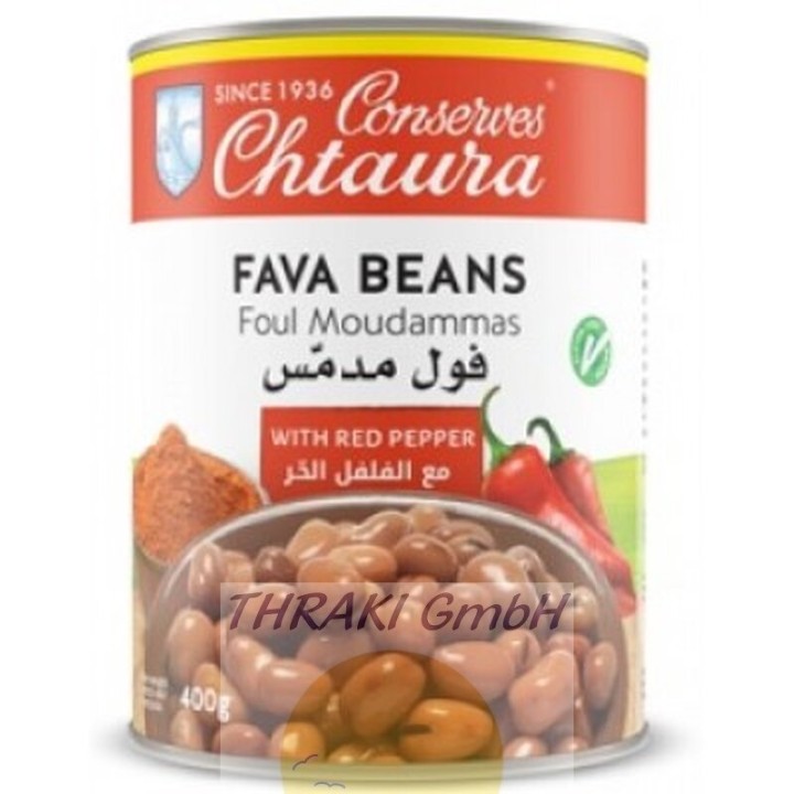 Chtaura Fava rote Peperoni Scharf 400g