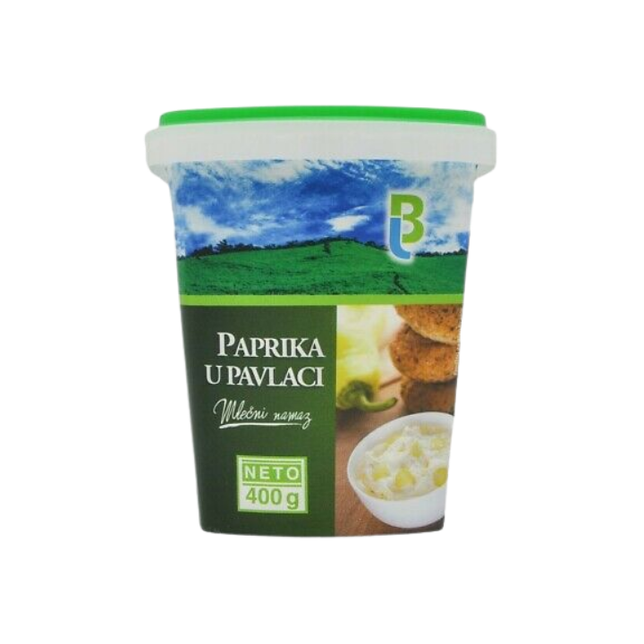 LAZAR geschnittene Paprika in Kaymak 400gr