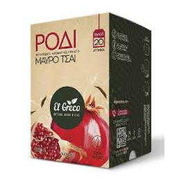 El Greco Schwarztee mit Granatapfel 20 Beutel