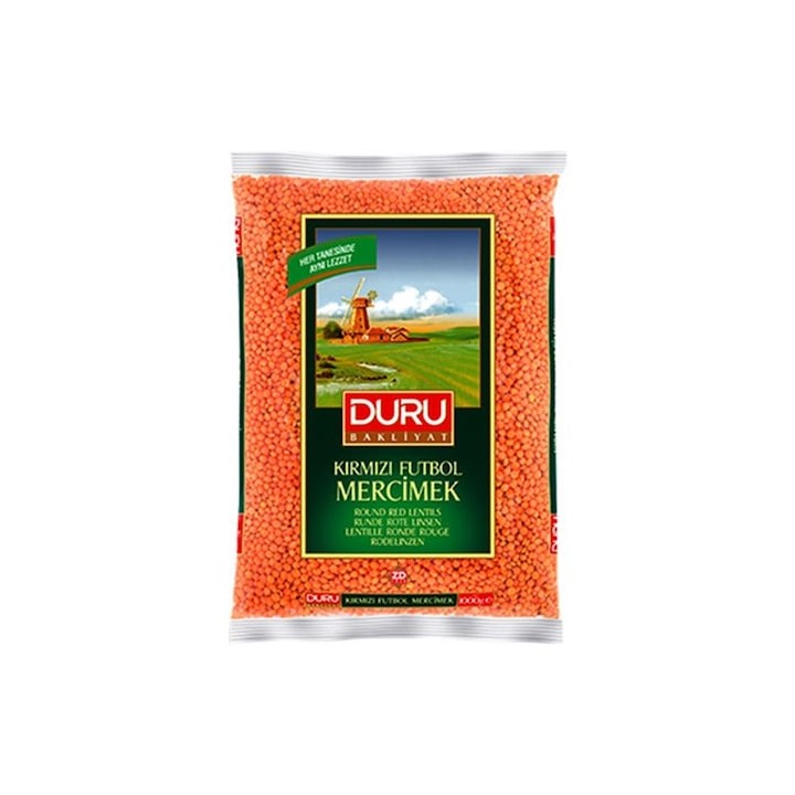 Duru Kirmizi Futbol Mercimek 1kg (12)