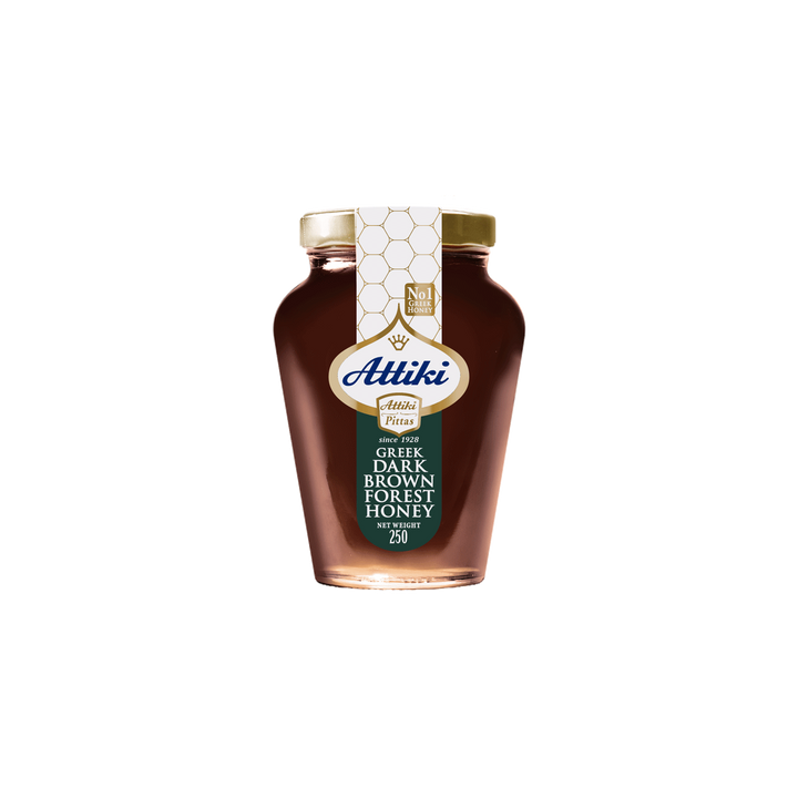 ATTIKI - Griechischer dunkler Waldhonig 500gr Glas (grün)