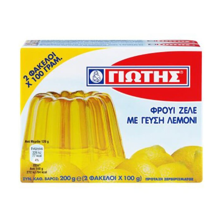Giotis Götterspeise Zitrone 2x100gr 