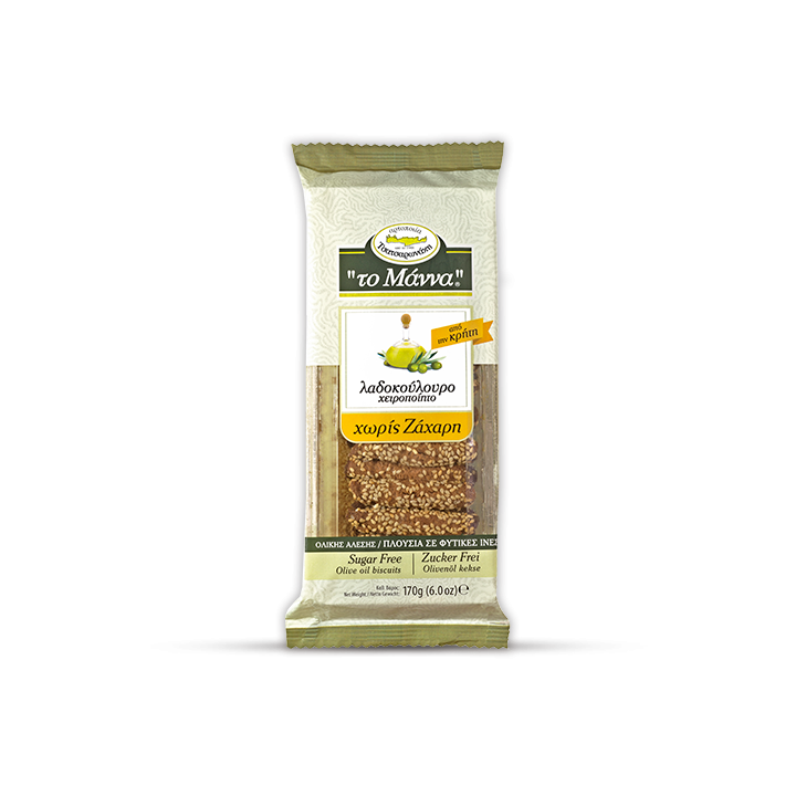 To Manna Biscuit Olivenöl zuckerfrei 170gr 