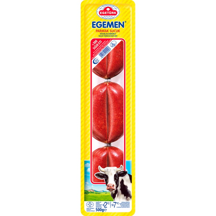 Egetürk Egemen Parmak Sucuk 500gr