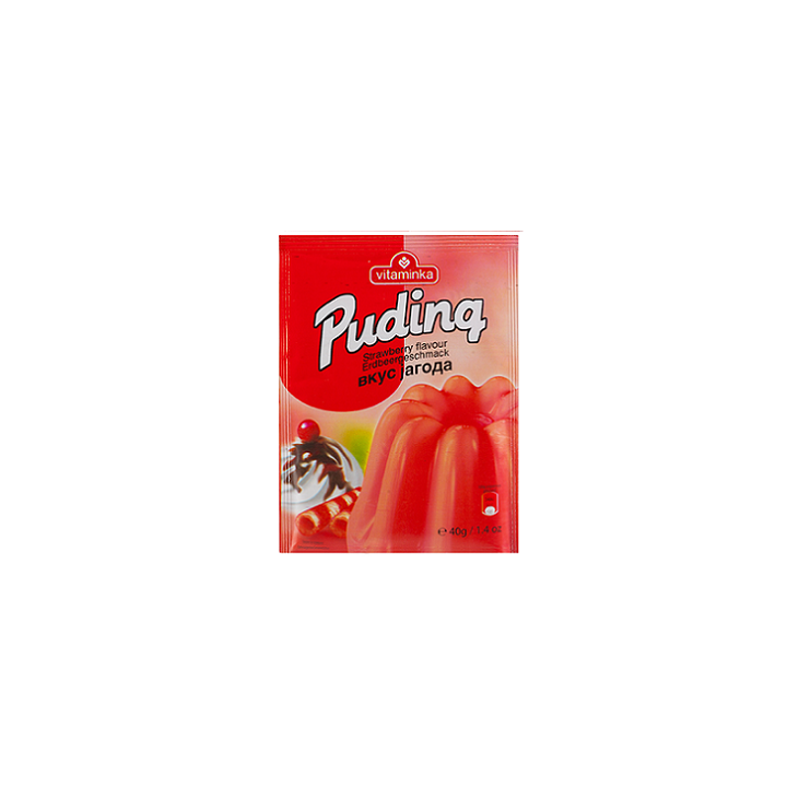 Vitaminka Puding Erdbeeren 40gr 