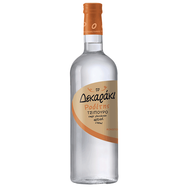 Tsipouro Dekaraki Roditis 40% vol. 70cl, ohne Anis