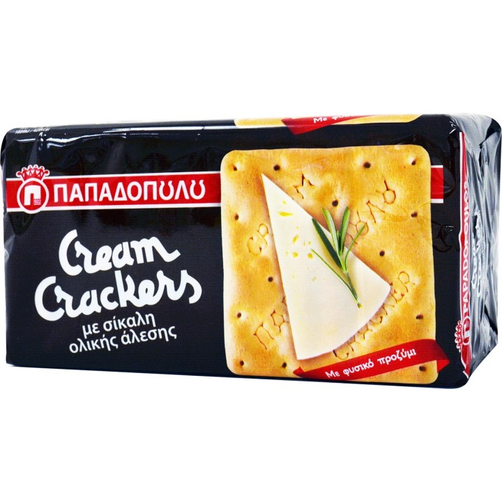 Papadopoulos Cream Crackers Vollkorn Roggen 175g