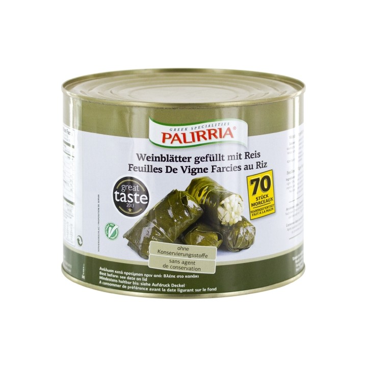 Palirria Dolmas Weinblätter gefüllt mit Reis 2.1kg