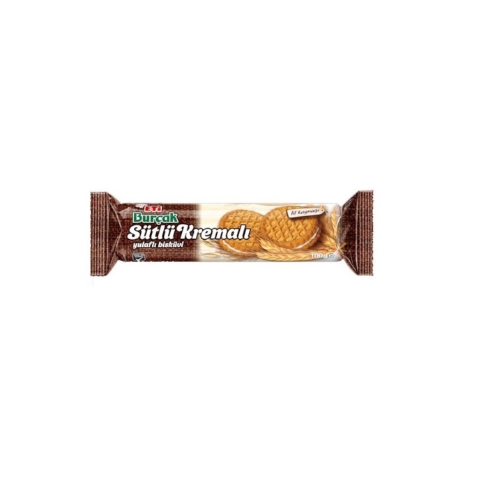Eti Burcak Sütlü Kremali Bisküvi 100gr 