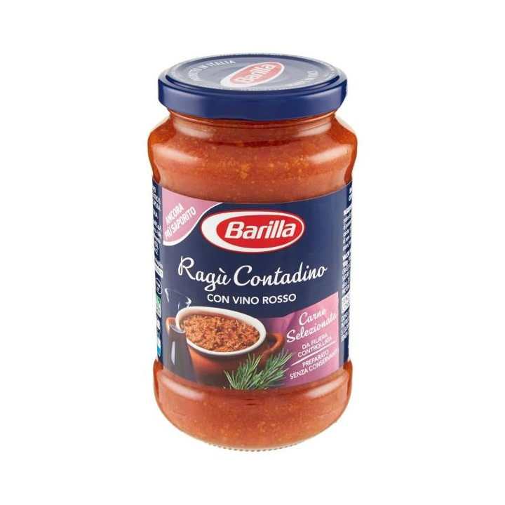 Barilla - Ragu Contadina mit Rotwein 400gr (12)