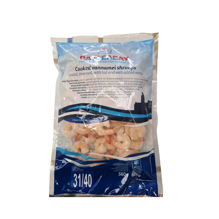 DaySeaDay, Crevetten vannamei gekocht 31/40 800g