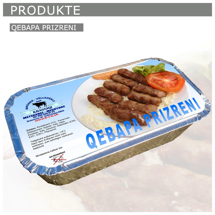 Krasniqi Cevapcici Prizreni (hellblau)
