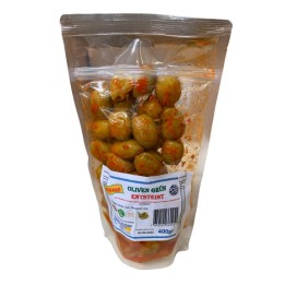 Thraki Oliven Grün entsteint scharf 400gr
