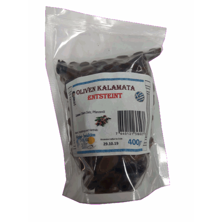 Thraki Oliven Kalamata entsteint 400gr