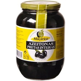 Macarico Azeitonas Pretas schwarze Oliven 850gr