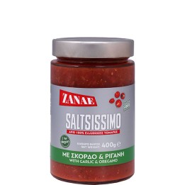 Zanae - Tomatensauce mit Knoblauch/Oregano 400gr 